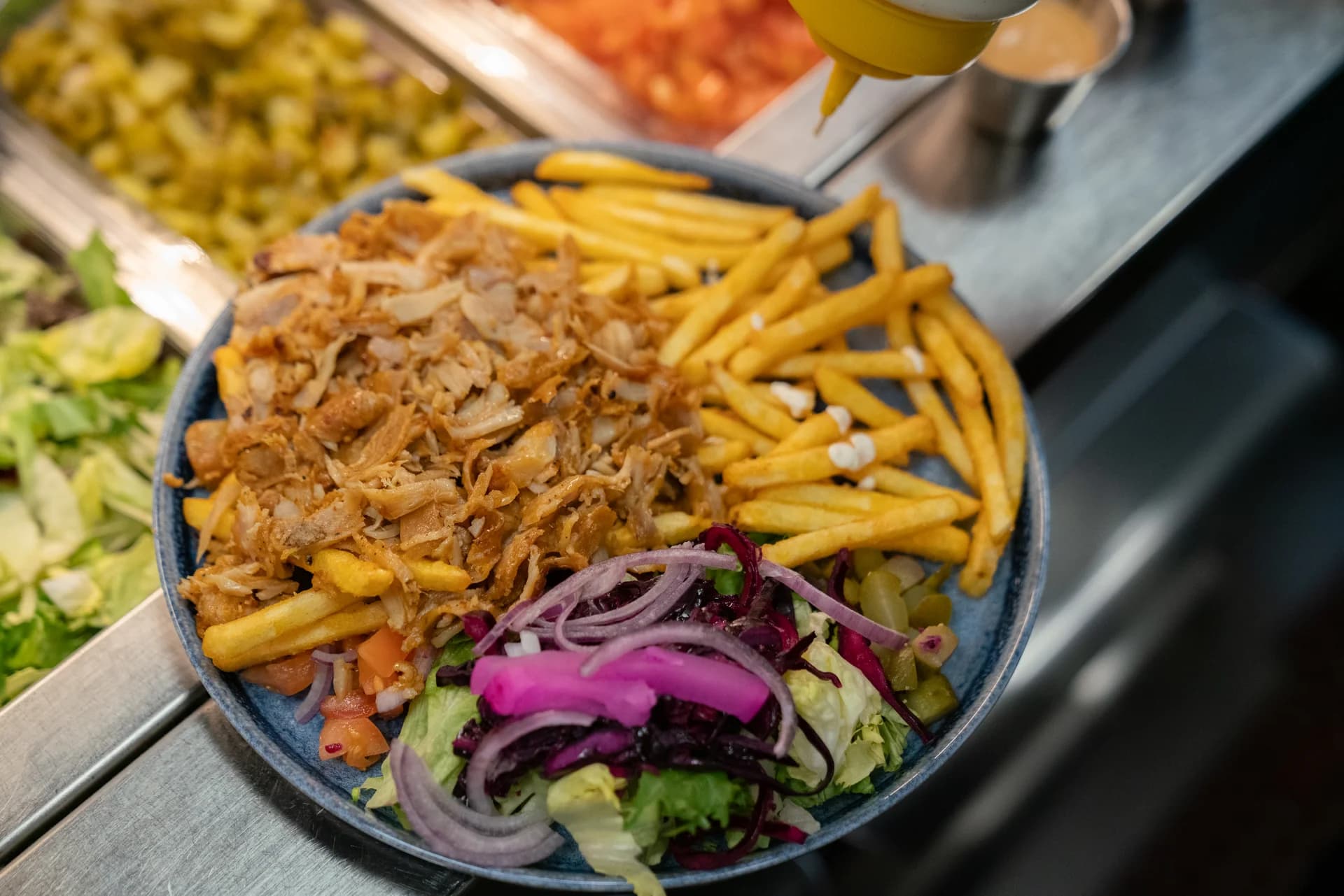 Amo's Kebab - Maträtt: Sallad